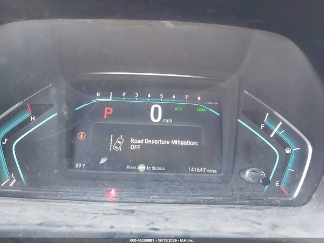 45350081 :رقم المزاد ، 5FNRL6H76JB028763 vin ، 2018 Honda Odyssey Ex-l مزاد بيع