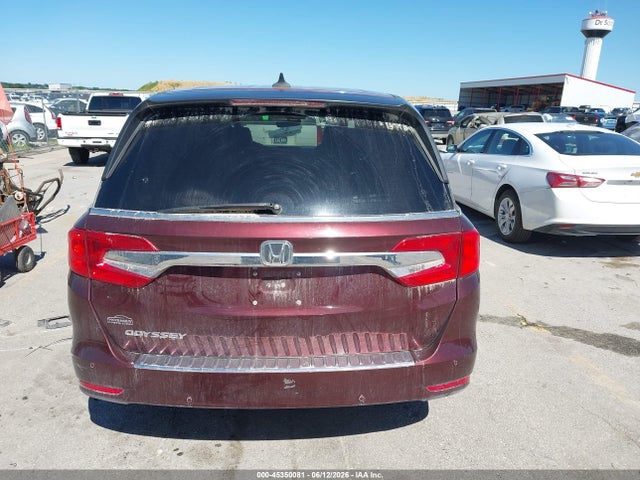 45350081 :رقم المزاد ، 5FNRL6H76JB028763 vin ، 2018 Honda Odyssey Ex-l مزاد بيع