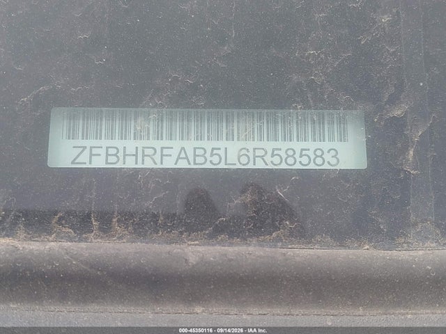 45350116 :رقم المزاد ، ZFBHRFAB5L6R58583 vin ، 2020 Ram Promaster City Tradesman مزاد بيع