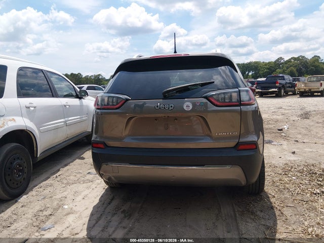 2019 Jeep Cherokee Limited Fwd მანქანა იყიდება აუქციონზე, vin: 1C4PJLDB6KD325434, აუქციონის ნომერი: 45350128