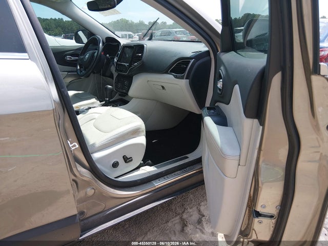 2019 Jeep Cherokee Limited Fwd მანქანა იყიდება აუქციონზე, vin: 1C4PJLDB6KD325434, აუქციონის ნომერი: 45350128