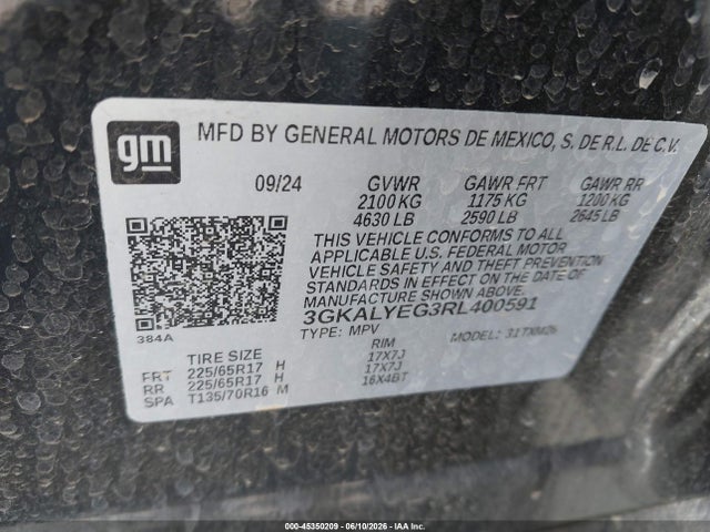 GMC Terrain Awd At4 2024 3GKALYEG3RL400591 Image 9