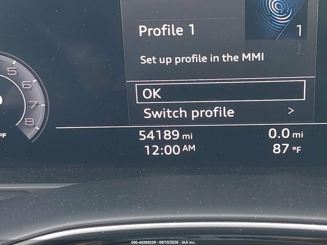 45350229 :رقم المزاد ، WA1BVAF17KD038184 vin ، 2019 Audi Q8 55 Premium مزاد بيع