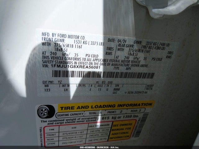1FMJU1G8XREA56081 Ford Expedition Xl