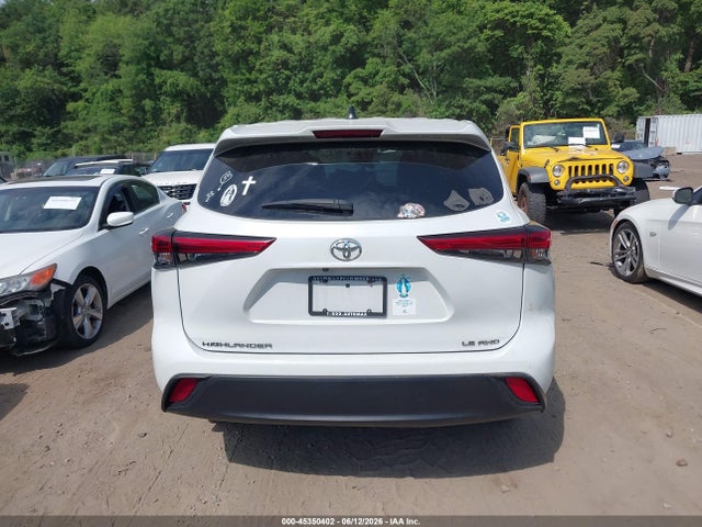 Aukcja sprzedaży 2022 Toyota Highlander Le, vin: 5TDBZRBH2NS562539, numer aukcji: 45350402