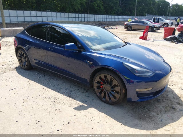 45350474 :رقم المزاد ، 5YJ3E1EC5NF138309 vin ، 2022 Tesla Model 3 Performance Dual Motor All-wheel Drive مزاد بيع