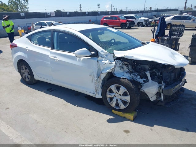 2016 Hyundai Elantra Se მანქანა იყიდება აუქციონზე, vin: 5NPDH4AE0GH695573, აუქციონის ნომერი: 45350492