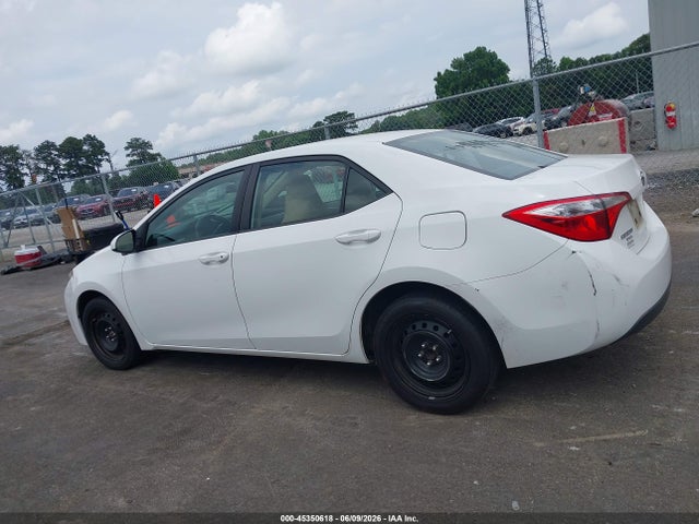 2015 Toyota Corolla Le მანქანა იყიდება აუქციონზე, vin: 2T1BURHE3FC325936, აუქციონის ნომერი: 45350618