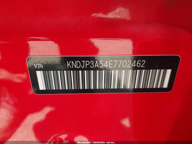 KIA SOUL + 2014 KNDJP3A54E7702462 Image 9