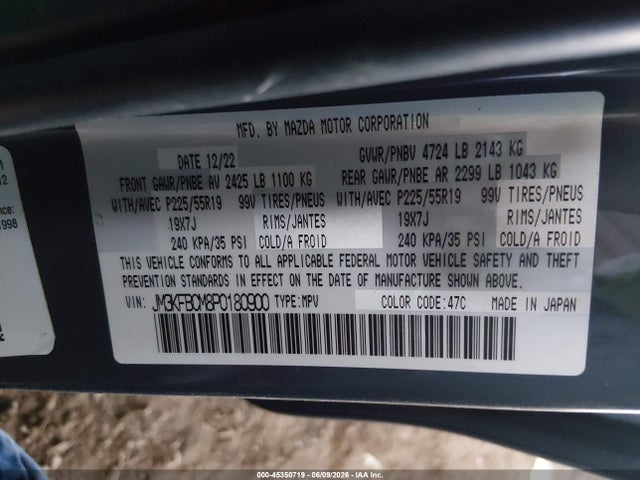 Mazda Cx-5 2.5 S Carbon Edition 2023 JM3KFBCM8P0180900 Image 9