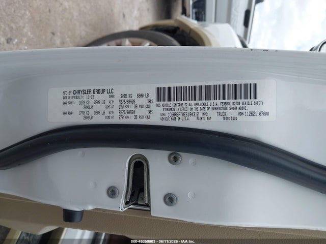 45350803 :رقم المزاد ، 1C6RR6PT0ES184312 vin ، 2014 Ram 1500 Longhorn مزاد بيع