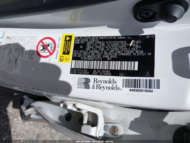45350895 :رقم المزاد ، 2T2ZK1BA6DC127274 vin ، 2013 Lexus Rx 350 مزاد بيع