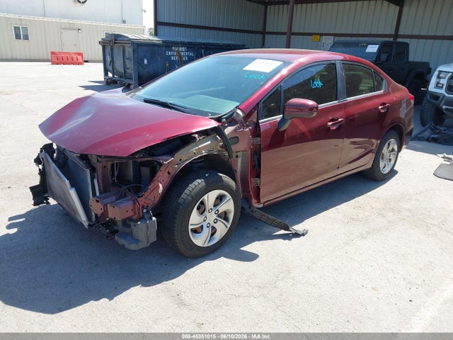 Honda Civic Lx 2015 2HGFB2F52FH548753 Image 2