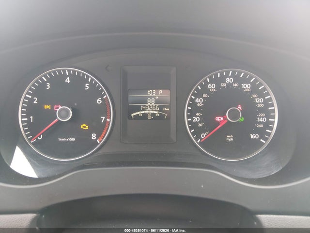 2012 Volkswagen Jetta 2.5l Se მანქანა იყიდება აუქციონზე, vin: 3VWDP7AJ1CM341239, აუქციონის ნომერი: 45351074