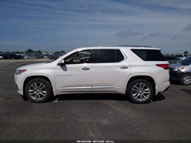 45351089 :رقم المزاد ، 1GNEVKKW4JJ127860 vin ، 2018 Chevrolet Traverse High Country مزاد بيع