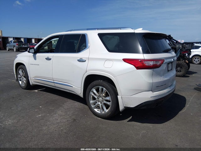 45351089 :رقم المزاد ، 1GNEVKKW4JJ127860 vin ، 2018 Chevrolet Traverse High Country مزاد بيع
