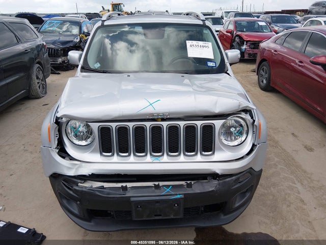 2016 Jeep Renegade Limited მანქანა იყიდება აუქციონზე, vin: ZACCJADT2GPE12090, აუქციონის ნომერი: 45351095