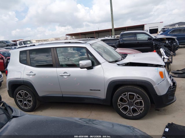 2016 Jeep Renegade Limited მანქანა იყიდება აუქციონზე, vin: ZACCJADT2GPE12090, აუქციონის ნომერი: 45351095