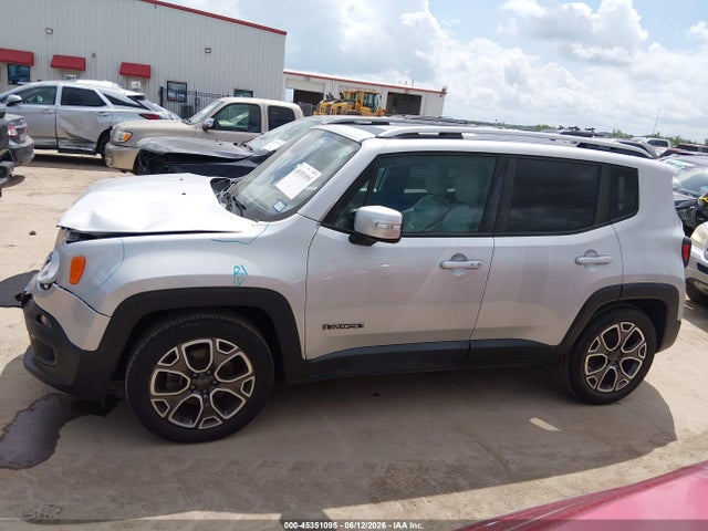 2016 Jeep Renegade Limited მანქანა იყიდება აუქციონზე, vin: ZACCJADT2GPE12090, აუქციონის ნომერი: 45351095