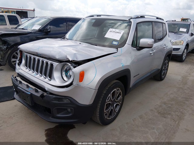 2016 Jeep Renegade Limited მანქანა იყიდება აუქციონზე, vin: ZACCJADT2GPE12090, აუქციონის ნომერი: 45351095
