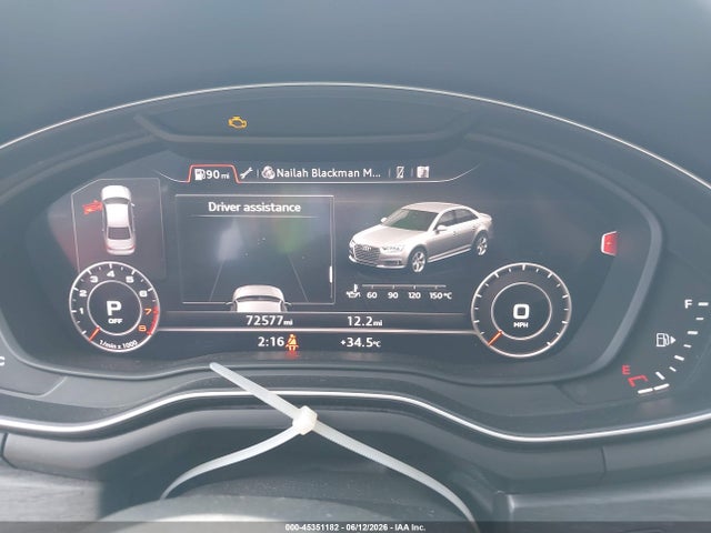 Aukcja sprzedaży 2018 Audi A4 2.0t Premium/2.0t Tech Premium, vin: WAUENAF41JA021469, numer aukcji: 45351182
