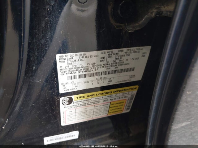 1FMJU1GT5MEA34177 Ford Expedition Xl