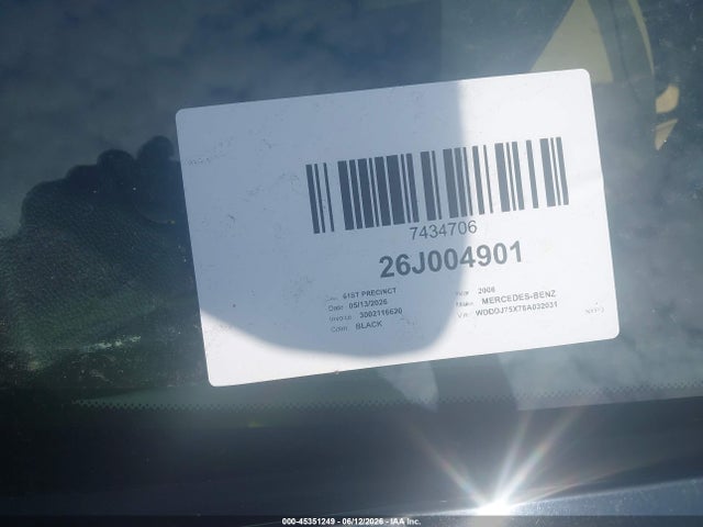 Продажа на аукционе авто 2006 Mercedes-benz Cls 500, vin: WDDDJ75X76A032031, номер лота: 45351249