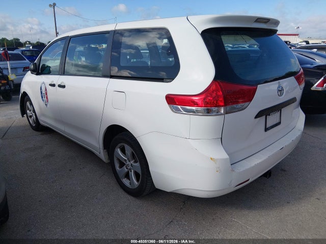 Продаж на аукціоні авто 2013 Toyota Sienna L V6 7 Passenger, vin: 5TDZK3DC0DS306500, номер лоту: 45351360