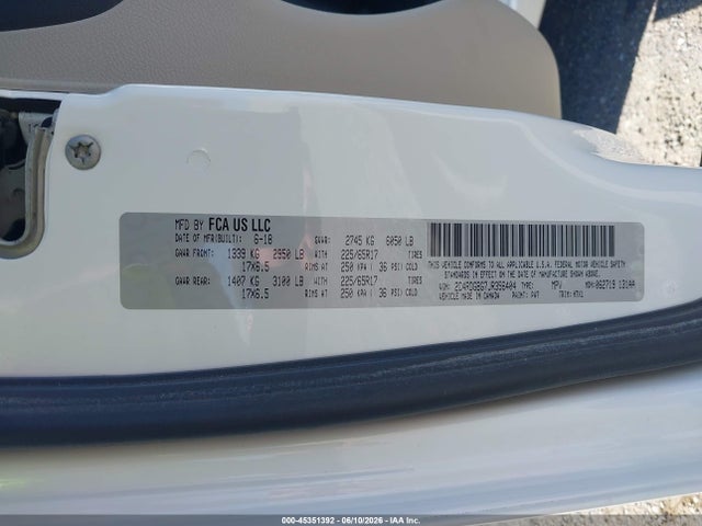 Dodge Grand Caravan Se 2018 2C4RDGBG7JR356404 Image 9