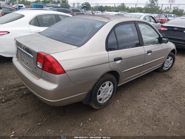 Продажа на аукционе авто 2001 Honda Civic Lx, vin: 1HGES155X1L025399, номер лота: 45351471