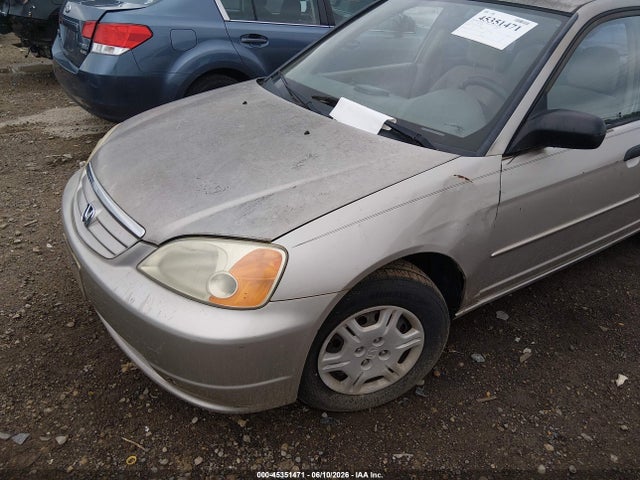 Продажа на аукционе авто 2001 Honda Civic Lx, vin: 1HGES155X1L025399, номер лота: 45351471