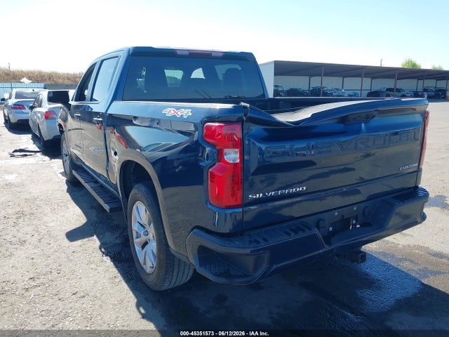 3GCPDBEK2NG538971 Chevrolet Silverado 1500 4wd Short Bed Custom