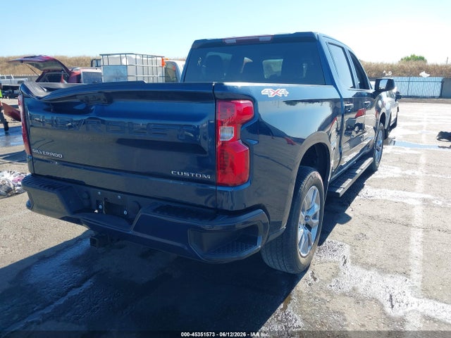 3GCPDBEK2NG538971 Chevrolet Silverado 1500 4wd Short Bed Custom