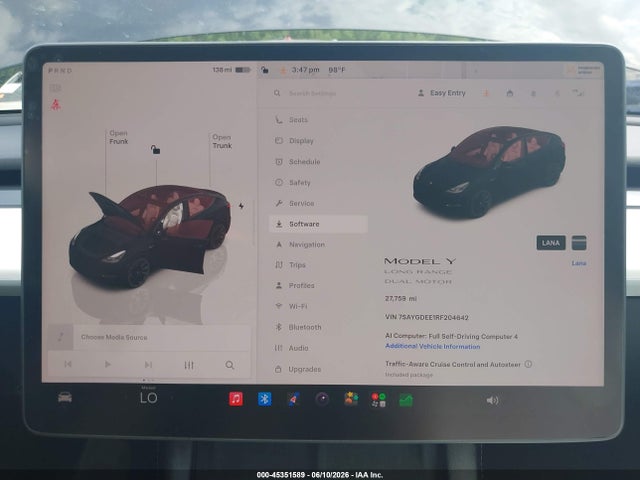 Продажа на аукционе авто 2024 Tesla Model Y Long Range Dual Motor All-wheel Drive, vin: 7SAYGDEE1RF204642, номер лота: 45351589