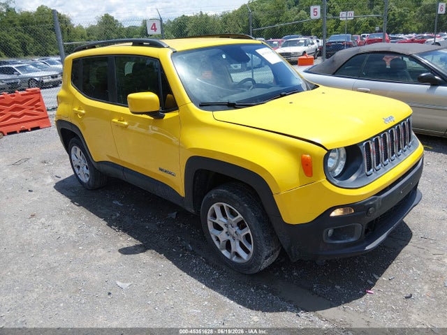 2016 Jeep Renegade Latitude მანქანა იყიდება აუქციონზე, vin: ZACCJBBT5GPD08699, აუქციონის ნომერი: 45351628