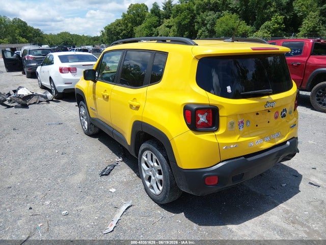 2016 Jeep Renegade Latitude მანქანა იყიდება აუქციონზე, vin: ZACCJBBT5GPD08699, აუქციონის ნომერი: 45351628