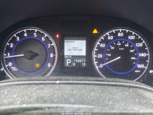 2013 Infiniti G37x მანქანა იყიდება აუქციონზე, vin: JN1CV6AR6DM358414, აუქციონის ნომერი: 45351674