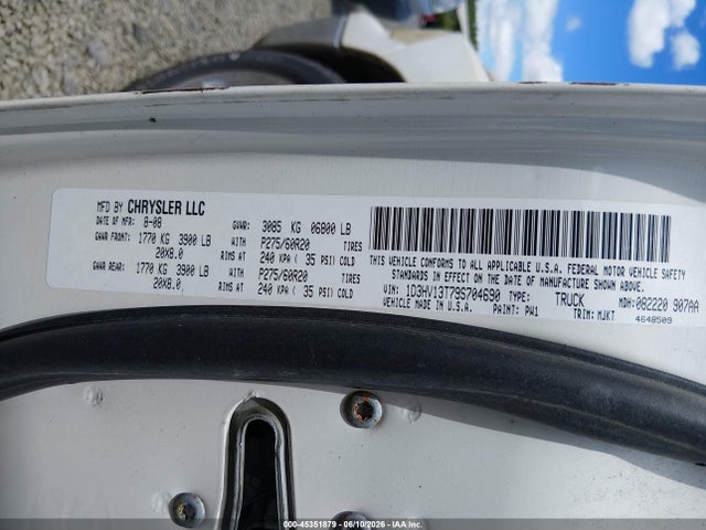 Aukcja sprzedaży 2009 Dodge Ram 1500 Slt/sport/trx, vin: 1D3HV13T79S704690, numer aukcji: 45351879