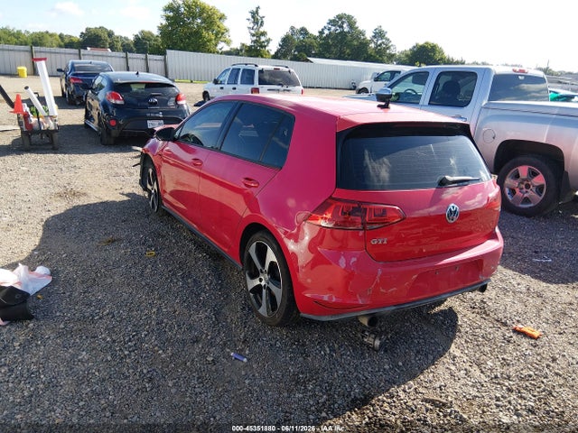 Продаж на аукціоні авто 2015 Volkswagen Golf Gti 2.0t S 4-door, vin: 3VW4T7AU2FM039825, номер лоту: 45351880