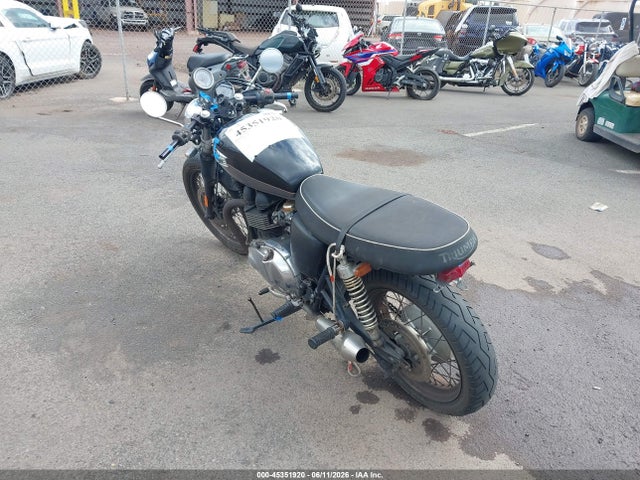 2013 Triumph Motorcycle Bonneville T100 მანქანა იყიდება აუქციონზე, vin: SMT910K18DT562034, აუქციონის ნომერი: 45351920