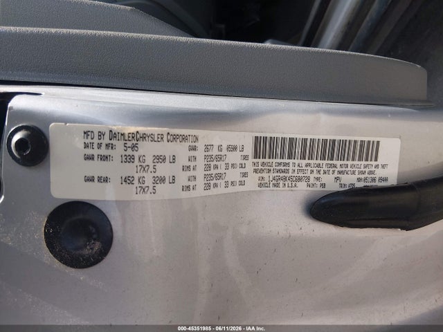 Продаж на аукціоні авто 2005 Jeep Grand Cherokee Laredo, vin: 1J4GR48K45C680728, номер лоту: 45351985