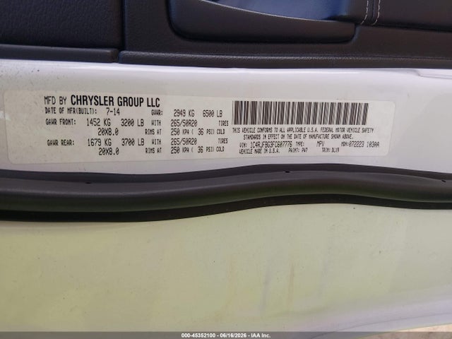 Jeep Grand Cherokee Limited 2015 1C4RJFBG3FC607776 Image 9