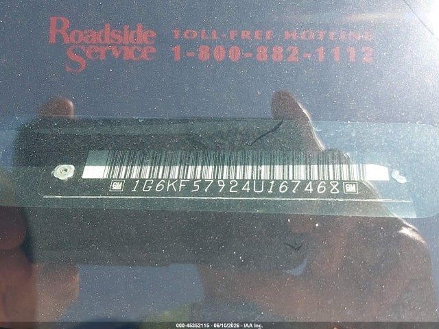 Aukcja sprzedaży 2004 Cadillac Deville Dts, vin: 1G6KF57924U167468, numer aukcji: 45352115