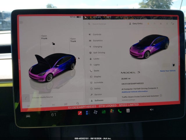 Tesla Model 3 Rear-wheel Drive 2023 5YJ3E1EA6PF495323 Image 18