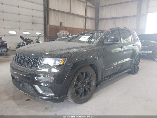 2018 Jeep Grand Cherokee Overland მანქანა იყიდება აუქციონზე, vin: 1C4RJFCT0JC405398, აუქციონის ნომერი: 45352204