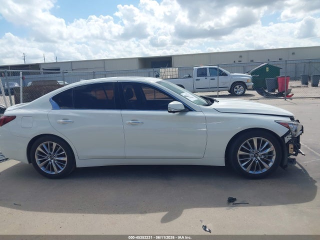 2021 Infiniti Q50 Luxe მანქანა იყიდება აუქციონზე, vin: JN1EV7BP3MM706441, აუქციონის ნომერი: 45352231