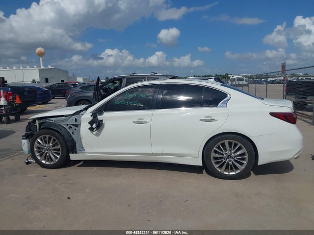 2021 Infiniti Q50 Luxe მანქანა იყიდება აუქციონზე, vin: JN1EV7BP3MM706441, აუქციონის ნომერი: 45352231