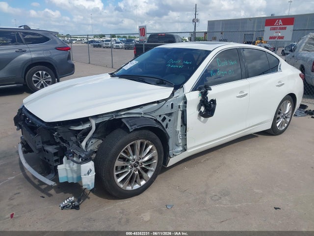 2021 Infiniti Q50 Luxe მანქანა იყიდება აუქციონზე, vin: JN1EV7BP3MM706441, აუქციონის ნომერი: 45352231