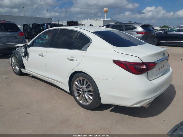 2021 Infiniti Q50 Luxe მანქანა იყიდება აუქციონზე, vin: JN1EV7BP3MM706441, აუქციონის ნომერი: 45352231
