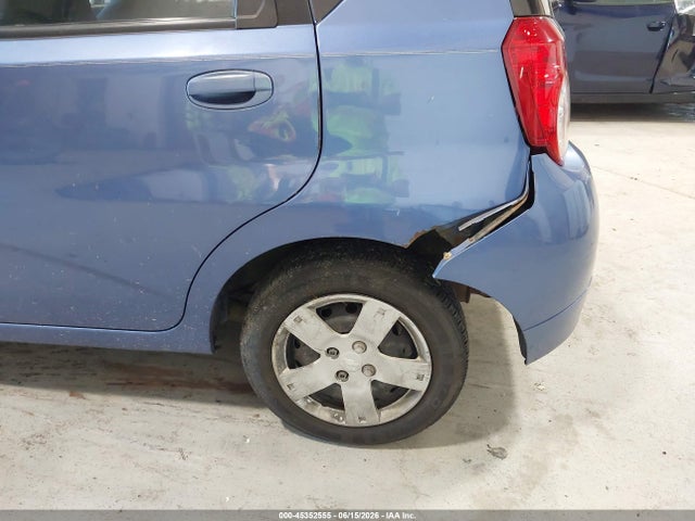 2009 Chevrolet Aveo Lt მანქანა იყიდება აუქციონზე, vin: KL1TD66E89B317086, აუქციონის ნომერი: 45352555